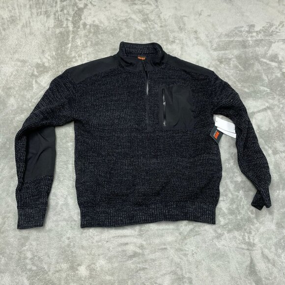 Bass Outdoor XXL Mixed Sweater Black Beauty Cotton & Polyester NWT 6375 - Picture 1 of 8